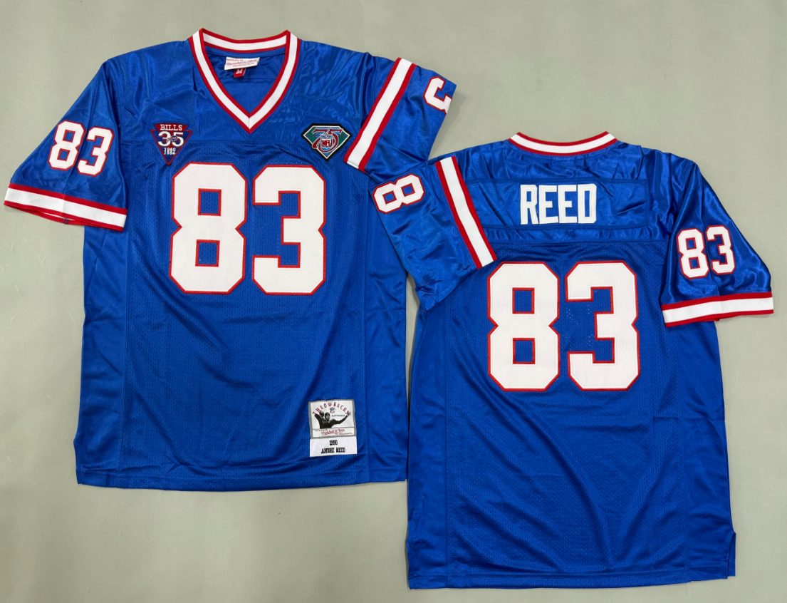 Andre Reed Buffalo Bills Authentic Throwback Retired Player Jersey