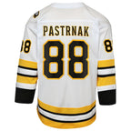 David Pastrnak Boston Bruins Youth Home Replica Player Jersey - White/Black