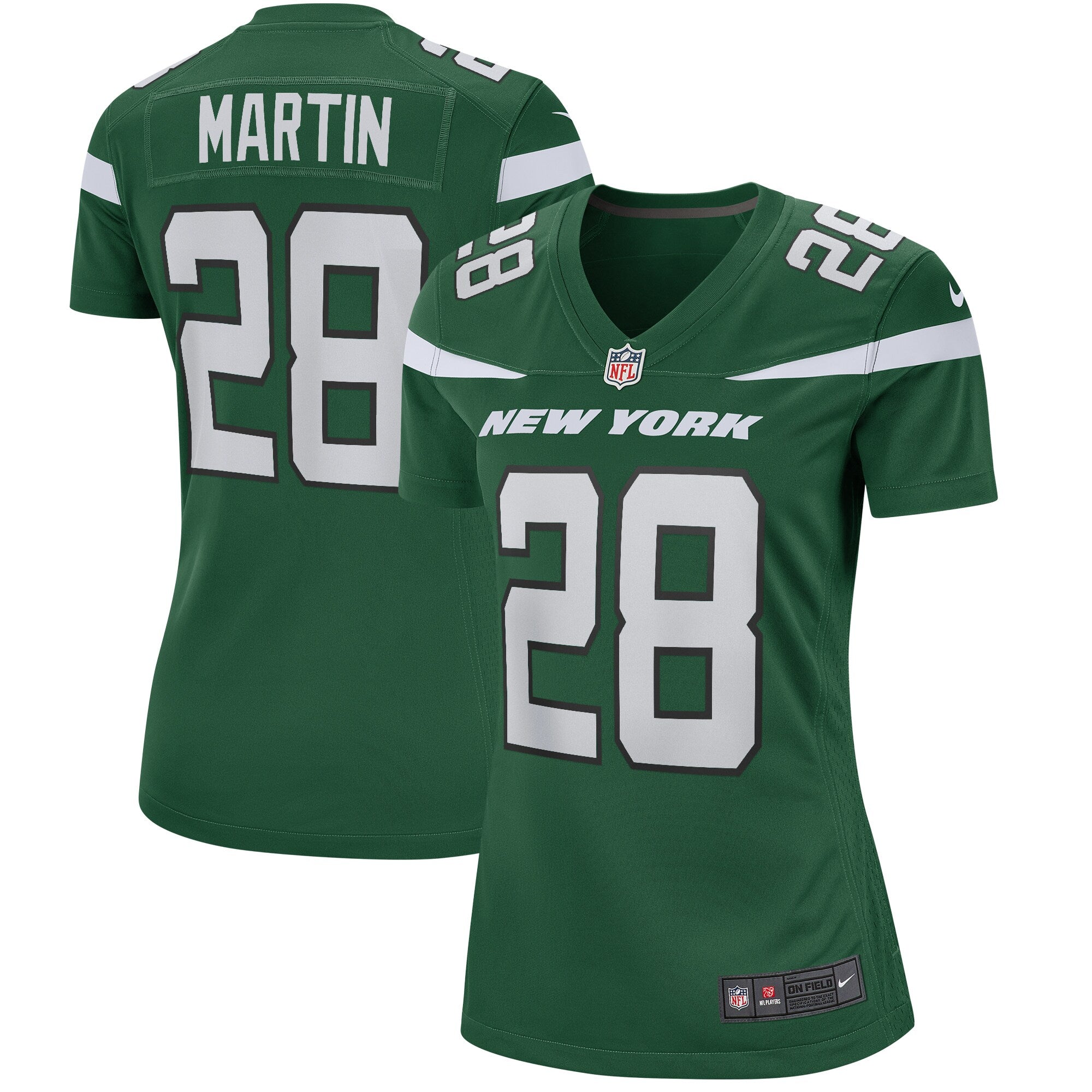 Curtis Martin New York Jets Nike Women's Legacy Retired Player Game Jersey - White/Green