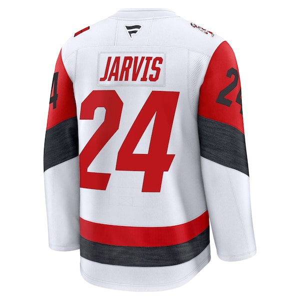 Seth Jarvis Carolina Hurricanes  Away Premium Jersey - White