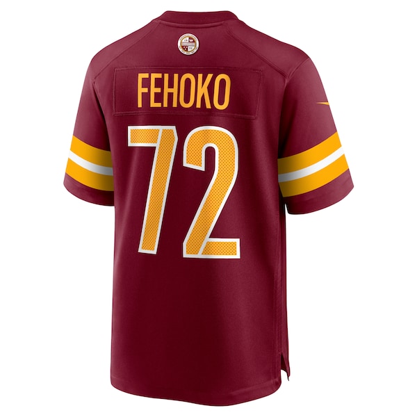 Viliami Fehoko Jr. Washington Commanders Nike Team Game Jersey -  Burgundy