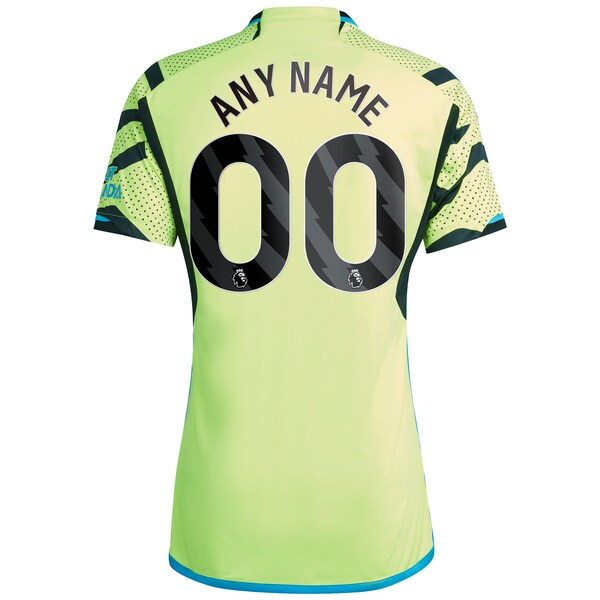 Arsenal adidas 2023/24 Away Replica Custom Jersey - Yellow