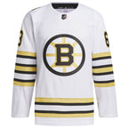 Brad Marchand Boston Bruins adidas  Primegreen Authentic Player Jersey - White/Black