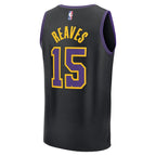 Austin Reaves Los Angeles Lakers  2025/26 City Edition Fast Break Jersey - Black