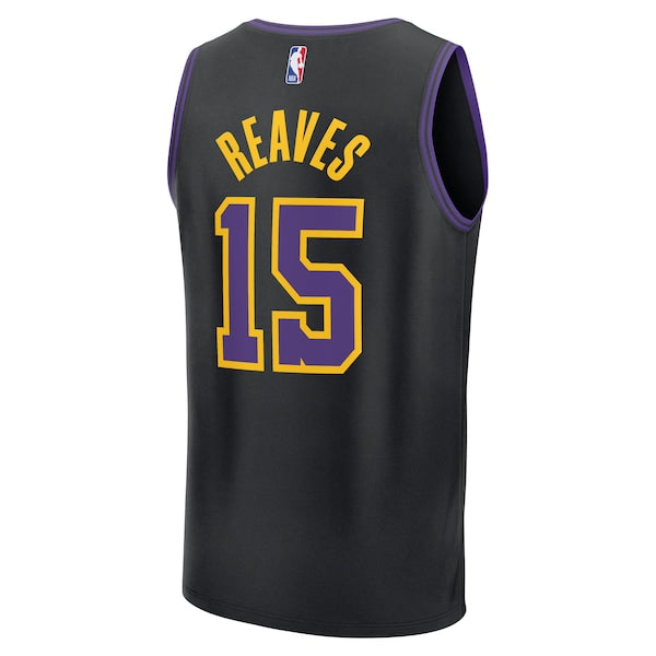 Austin Reaves Los Angeles Lakers  2025/26 City Edition Fast Break Jersey - Black