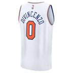 Donte DiVincenzo New York Knicks  Fast Break Replica Player Jersey - Association Edition - White