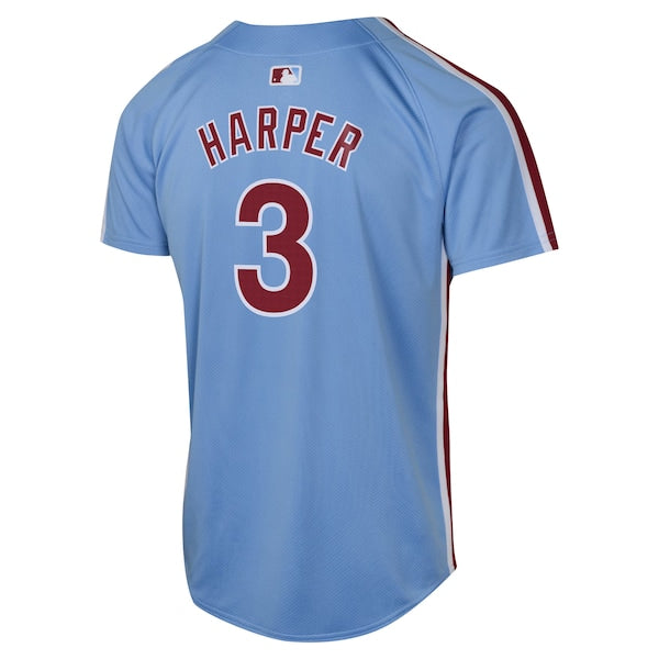 Bryce Harper Philadelphia Phillies Nike Youth Alternate Limited Player Jersey - Light Blue/White/Cream