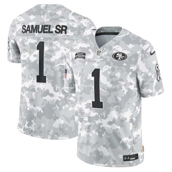 Deebo Samuel Sr San Francisco 49ers Nike 2024 Salute to Service Limited Jersey - Arctic Camo