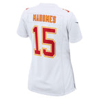 Patrick Mahomes Kansas City Chiefs Nike Women's Super Bowl LIX Fashion Game Jersey - Tundra White/Black