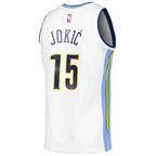 Nikola Jokic Denver Nuggets 2016/17 Throwback Swingman Jersey - White