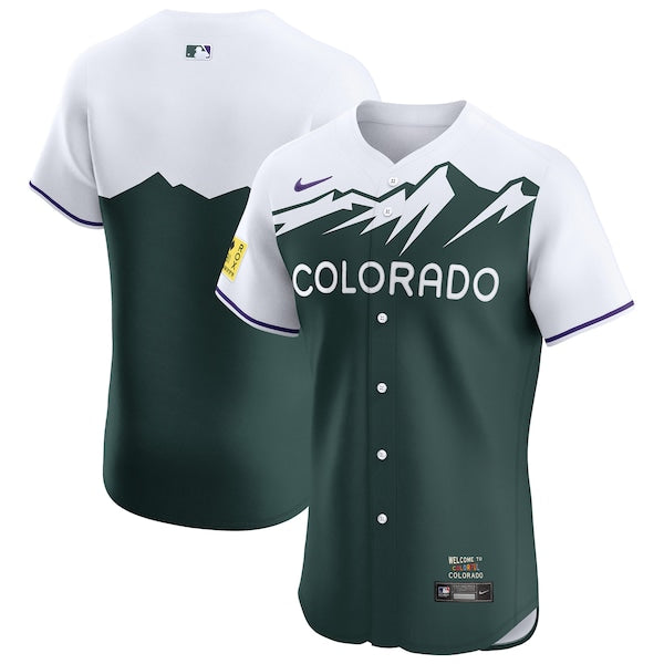 Colorado Rockies Nike City Connect Elite Jersey - Green