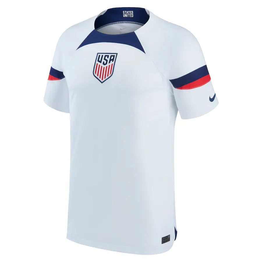 Custom USMNT Nike 2022/23 Home Authentic Jersey - White