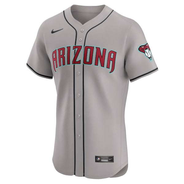 Arizona Diamondbacks Nike Vapor Premier Elite Patch Jersey - Gray