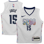 Nikola Jokic Denver Nuggets Nike Toddler 2024/25 Swingman Player Jersey - City Edition - White