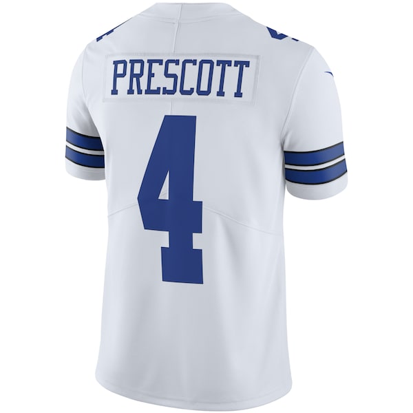 Dak Prescott Dallas Cowboys Nike Vapor Limited Player Jersey - White/Navy