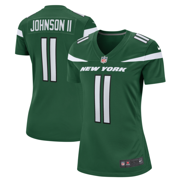 Jermaine Johnson II New York Jets Nike Women's Game Jersey - Gotham Green/White