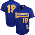 Robin Yount Milwaukee Brewers Cooperstown Mesh Batting Practice Jersey - Royal