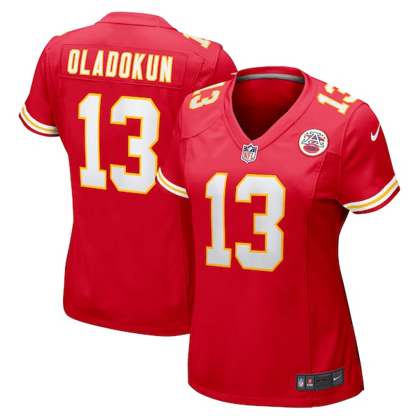 Chris Oladokun Kansas City Chiefs Nike Women's  Game Jersey -  Red