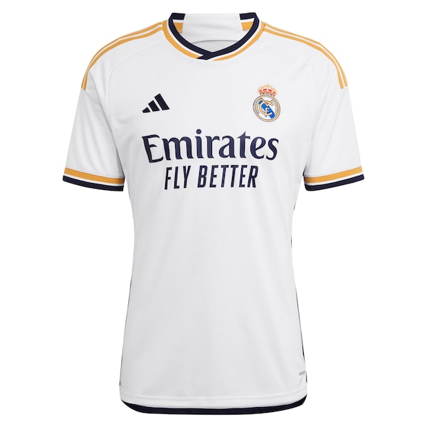 Los Merengues adidas 2023/24 Home Replica Jersey - White