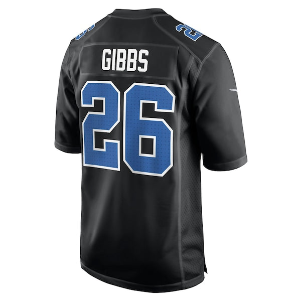 Jahmyr Gibbs Detroit Lions Nike Fashion Jersey - Carbon Black