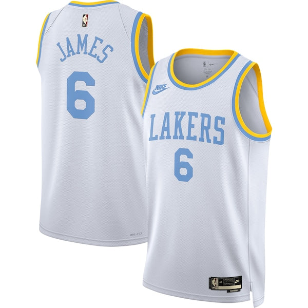 LeBron James Los Angeles Lakers Nike Swingman Jersey - Classic Edition - White