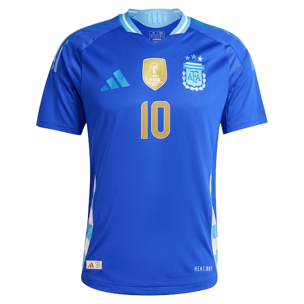 Lionel Messi Argentina National Team adidas 2024 Away Authentic Player Jersey - Blue/White