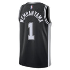 Victor Wembanyama San Antonio Spurs Nike Youth Swingman Jersey - Icon Edition - Black