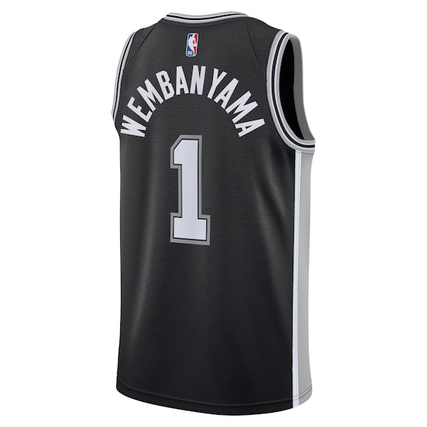 Victor Wembanyama San Antonio Spurs Nike Youth Swingman Jersey - Icon Edition - Black