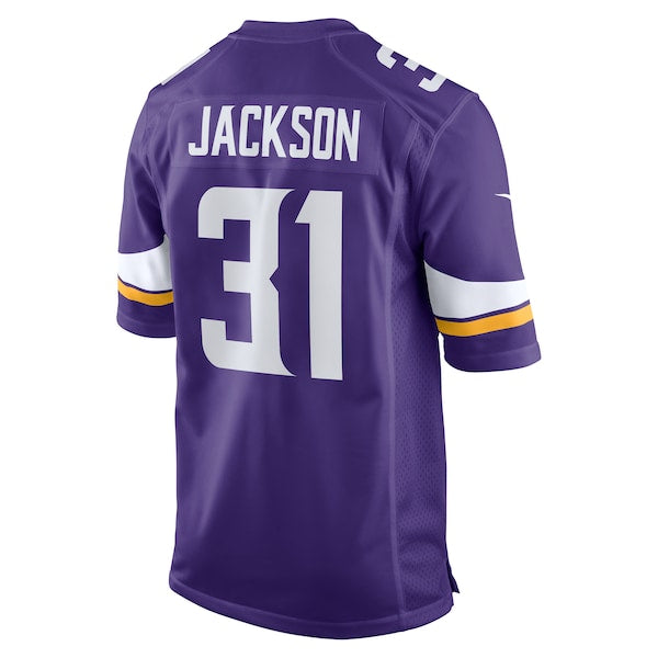 Khyree Jackson Minnesota Vikings Nike Game Jersey -  Purple