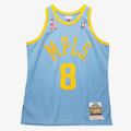 Men's Los Angeles Lakers Kobe Bryant Mitchell & Ness Powder Blue 2001/02 Hardwood Classics Authentic Player Jersey