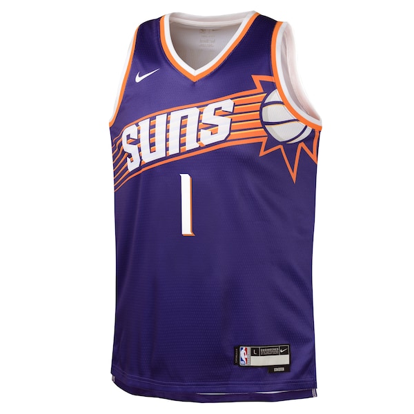 Devin Booker Phoenix Suns Nike Youth Swingman Jersey - Icon Edition - Purple