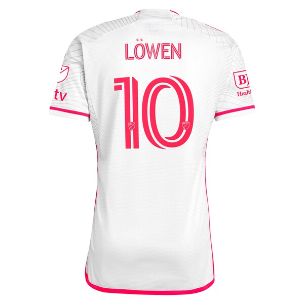 Eduard Löwen St. Louis City SC adidas 2024 The Confluence Kit Authentic Player Jersey - White