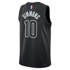 Ben Simmons Brooklyn Nets Jordan Brand Unisex Swingman Jersey - Statement Edition - Black
