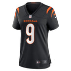 Joe Burrow Cincinnati Bengals Women's Nike Player Game Jersey - Black/Orange