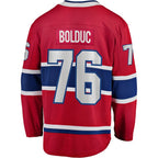 Zack Bolduc Montreal Canadiens  Home Breakaway Jersey - Red