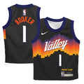 Devin Booker Phoenix Suns Nike Preschool 2025/26 City Edition Swingman Jersey - Black