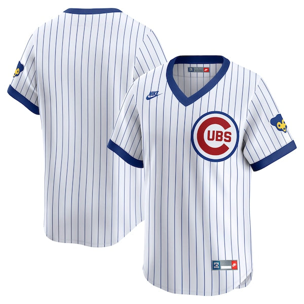 Chicago Cubs Nike Throwback Cooperstown Collection Limited Jersey - White