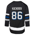 Nikita Kucherov Tampa Bay Lightning Youth Alternate Replica Player Jersey - Black
