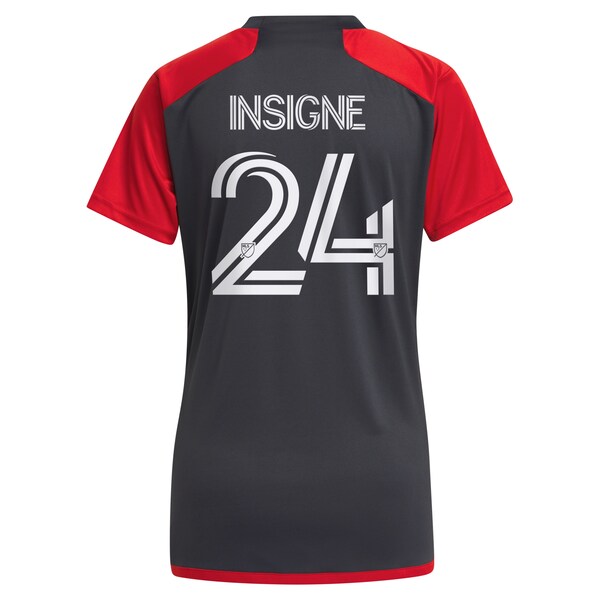 Lorenzo Insigne Toronto FC adidas Women's 2024 Club Kit Replica Player Jersey - Gray