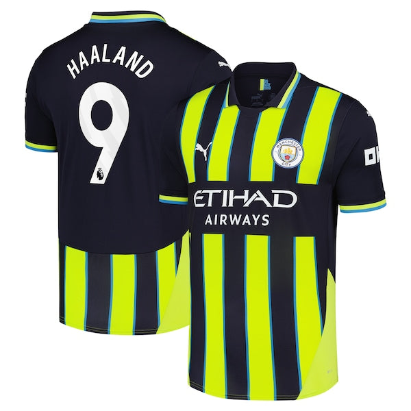Erling Haaland Manchester City Puma 2024/25 Away Replica Player Jersey - Navy