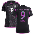Harry Kane Bayern Munich adidas Women's 2023/24 Away Replica Player Jersey - Black/White