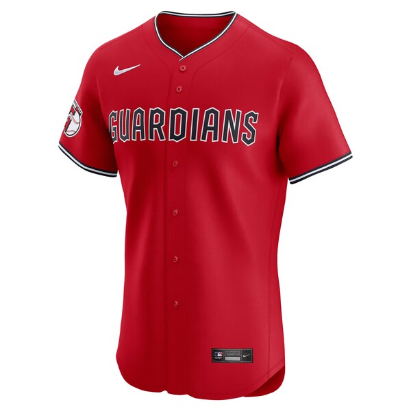 Cleveland Guardians Nike Alternate Elite Jersey - Red