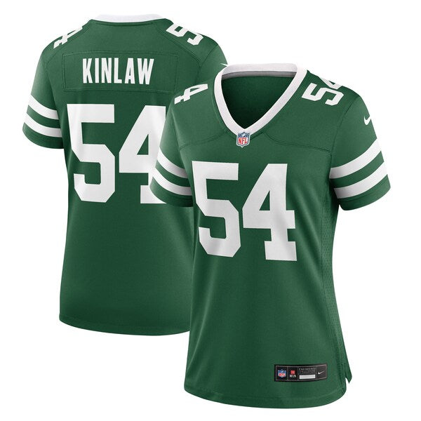 Javon Kinlaw New York Jets Nike Women's Team Game Jersey - Legacy Green