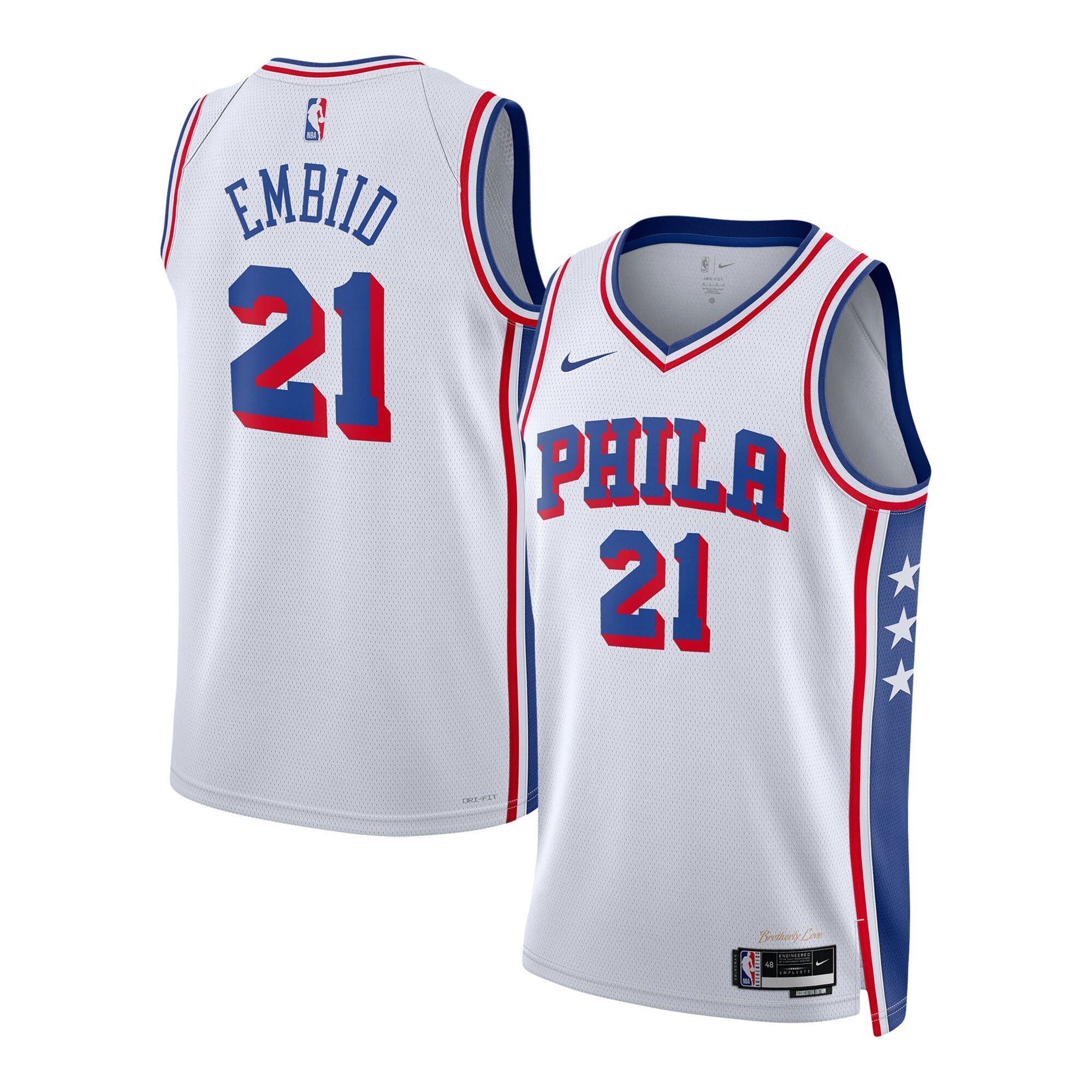 Joel Embiid Philadelphia 76ers Nike Unisex Swingman Jersey - Icon Edition - Royal/White