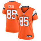 Lucas Krull Denver Broncos Nike Women's Team Game Jersey -  Orange