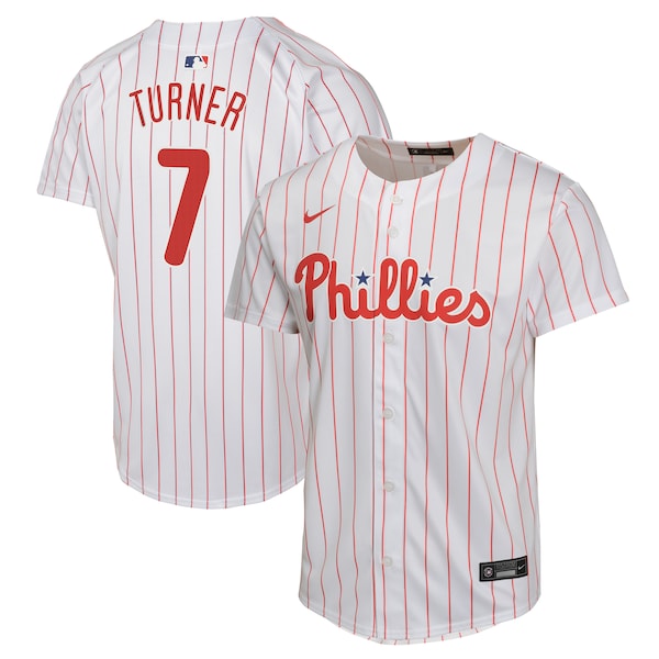 Trea Turner Philadelphia Phillies Nike Youth Home Game Player Jersey - White