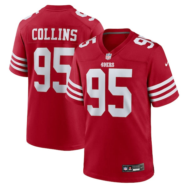 Alfred Collins San Francisco 49ers Nike Team Game Jersey -  Scarlet