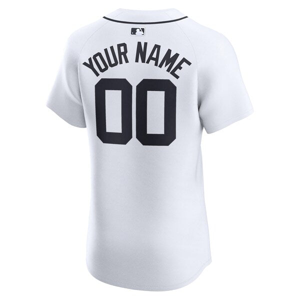 Detroit Tigers Nike Home Elite Custom Jersey - White