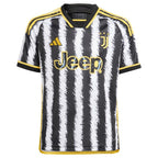 Federico Chiesa Juventus adidas Youth 2023/24 Home Replica Jersey - Black