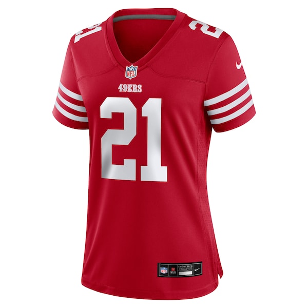 Deion Sanders San Francisco 49ers Nike Women's Retired Player Game Jersey - Scarlet